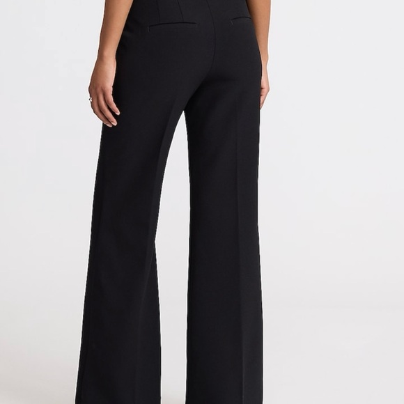 Express Black Editor Flare Trouser High Rise - BRAND NEW - 4 LONG L - Picture 3 of 11